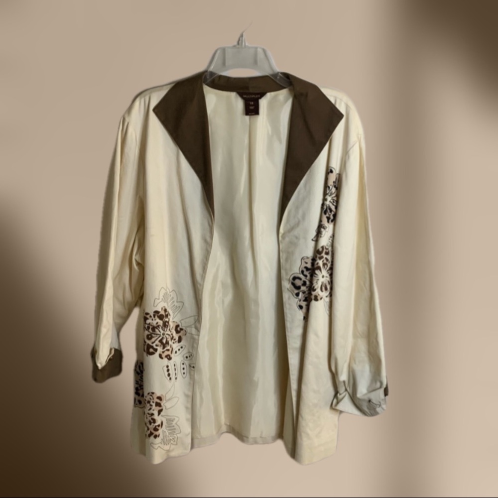 Multiples Cream Colored Jacket